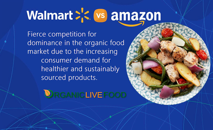 Walmart verses Amazon organic food retail ecommerce strategy